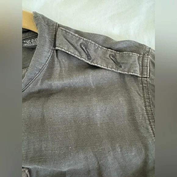 G Star Grey Linen Bomber Jacket size Medium - Picture 8 of 15